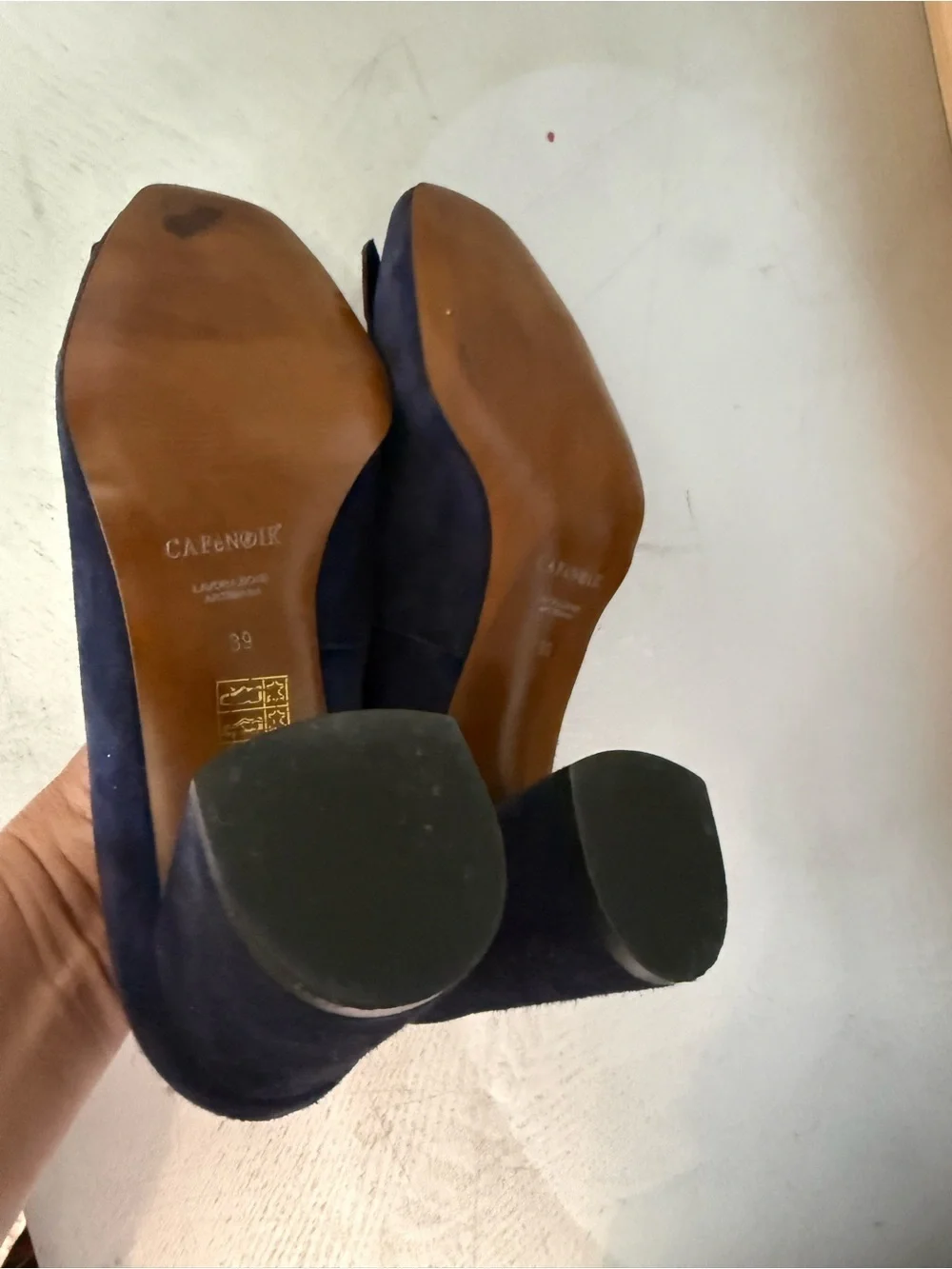 CAFÈ NOIR Suede Loafers
